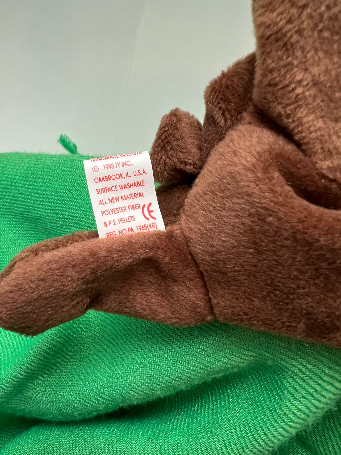Rare 1993 Chocolate Moose Beanie Baby w/ Errors