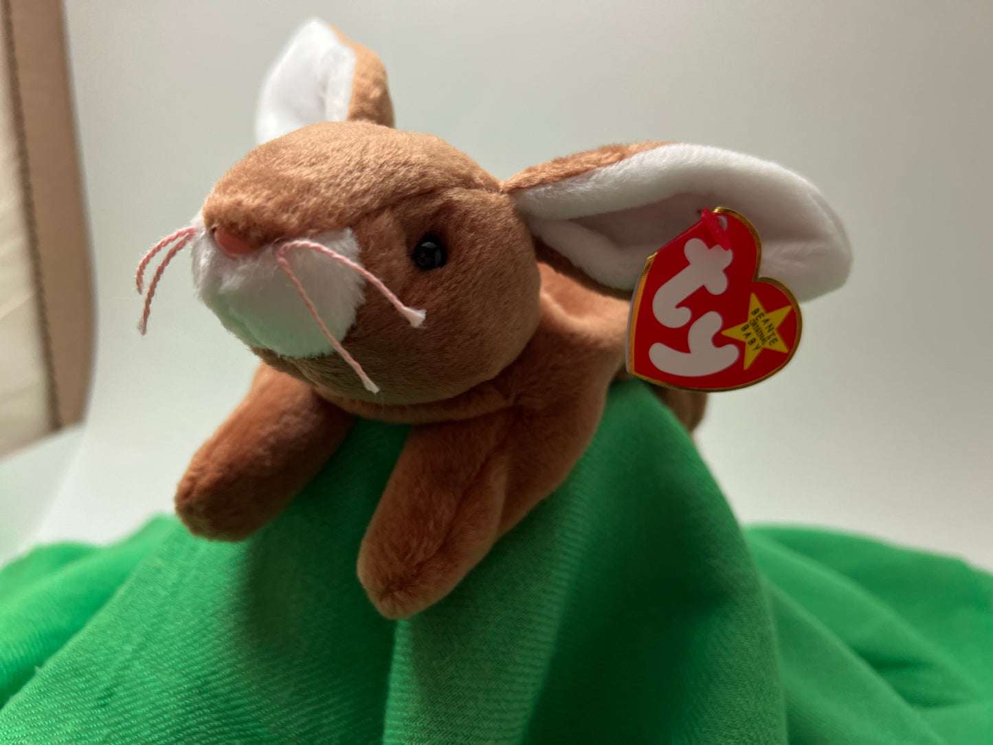 TY Beanie Baby EARS the Bunny Rabbit PVC 1995 RARE w/ Tag Errors Retired