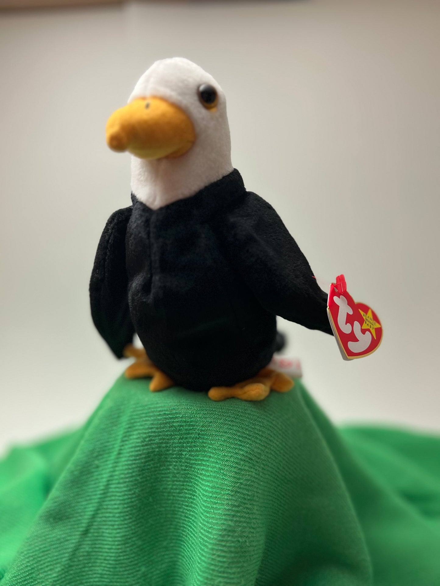 Ty Beanie Baby Baldy The Eagle 1996 RARE MINT Tag Errors