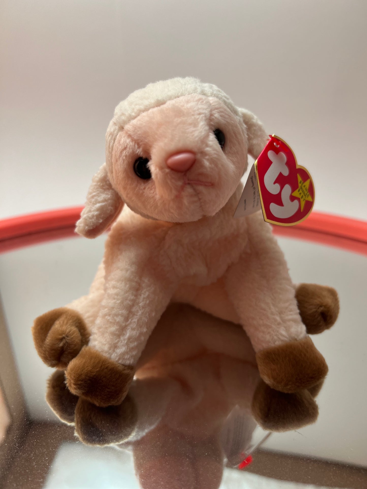 Ty Beanie Baby: Ewey the Sheep | Stuffed Animal | MINT | Rare with MULTIPLE ERRORS