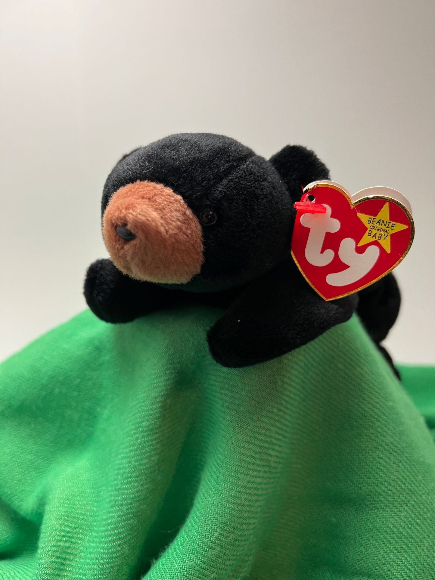 Rare 1993 Ty Beanie Baby Blackie w/ Errors