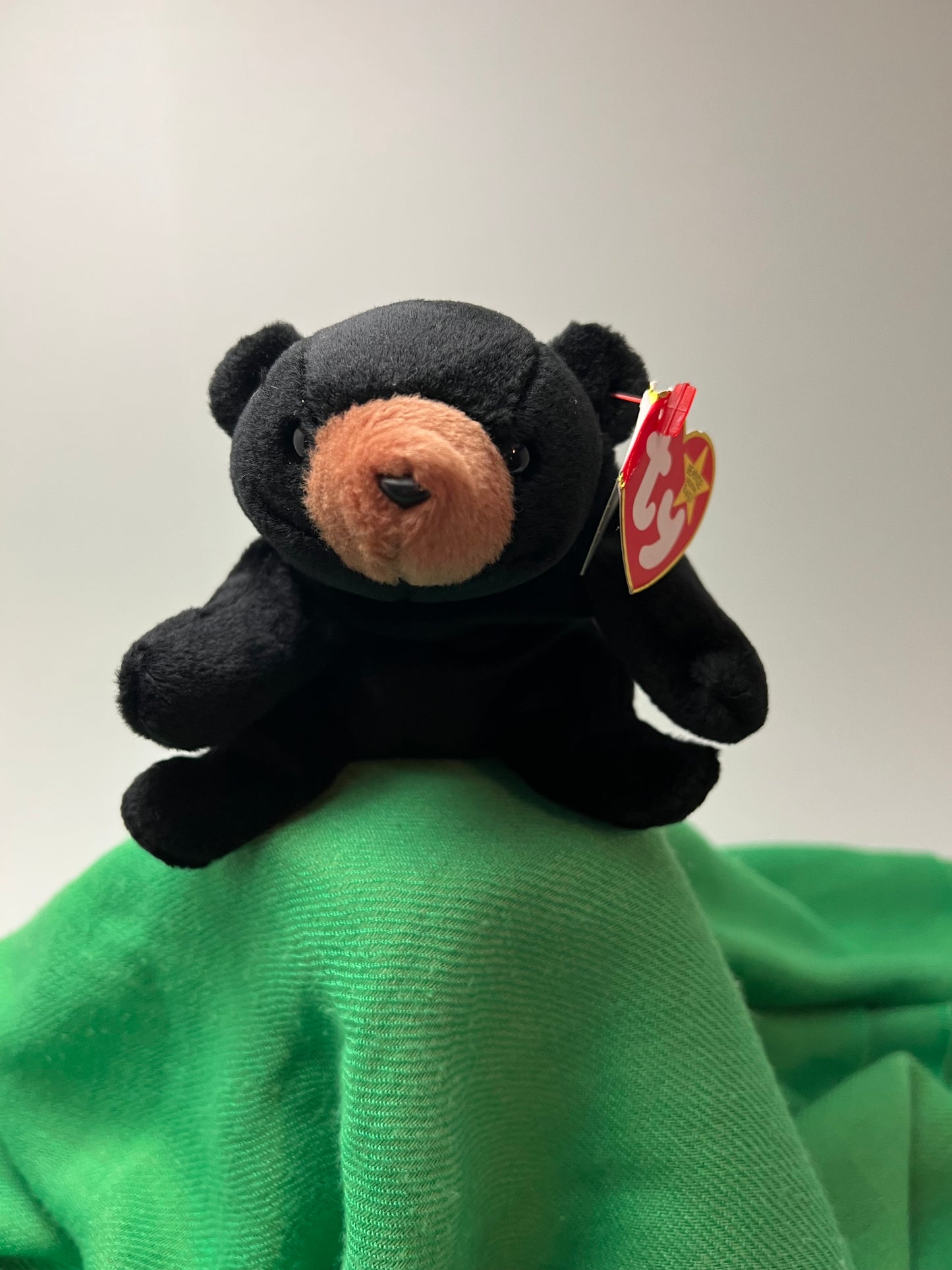 Rare 1993 Ty Beanie Baby Blackie w/ Errors